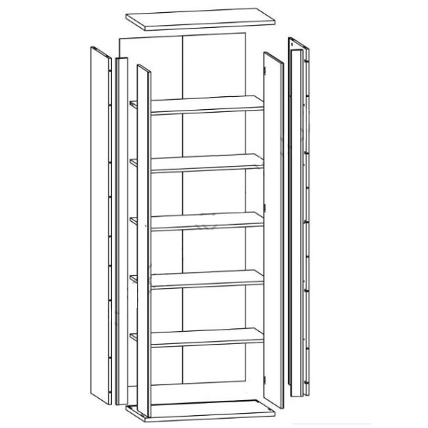 Шкаф Гоу REG1L1D/22/8 Дуб сонома Гербор (Gerbor) Украина