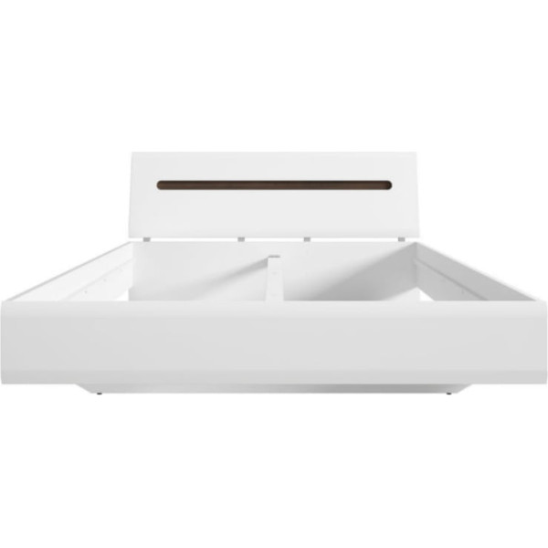 Кровать каркас Ацтека LOZ/180 Белый / белый глянец ВМК (БРВ) Украина