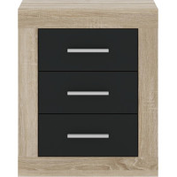 Тумба нічна Сара KOM3S Дуб сонома / антрацит Гербор (Gerbor) Україна