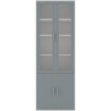 Витрина Кабы REG 2W2D/79/220 Пепельный / антрацит Гербор (Gerbor) Украина