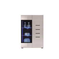 Вітрина Ушер REG1W2D2S L/P Німфеа альба / білий глянець Гербор (Gerbor) Україна