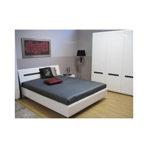 Кровать каркас Ацтека LOZ/180 Белый / белый глянец ВМК (БРВ) Украина