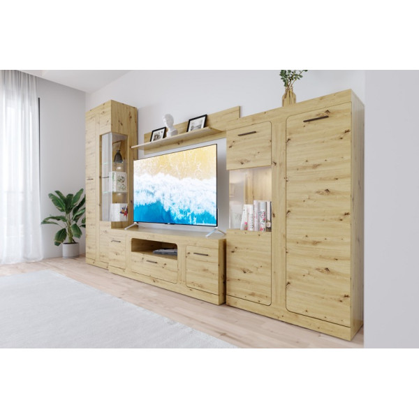 Витрина Тотен REG1D1W 85 Дуб артизан Гербор (Gerbor) Украина