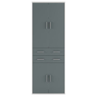 Пенал Каби REG 4D2S/220 Пепельный / антрацит Гербор (Gerbor) Украина