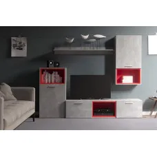 Гостинная Колибри Ательер светлый/красный Гербор (Gerbor) Украина