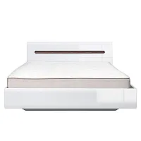 Ліжко каркас Ацтека LOZ/180 Білий/білий глянець ВМК (БРВ) Україна