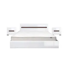 Набор мебели в спальню Ацтека N77868 Белый / белый глянец ВМК (БРВ) Украина