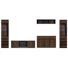 Набір меблів у вітальню Джулі N77884 Венге магія / дуб конкордія ВМК (БРВ) Україна