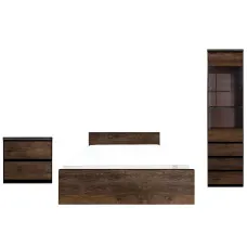 Набір меблів в спальню Джулі N77880 Венге магія/дуб конкордія ВМК (БРВ)