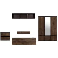 Набір меблів в спальню Джулі N77881 Венге магія/дуб конкордія ВМК (БРВ)