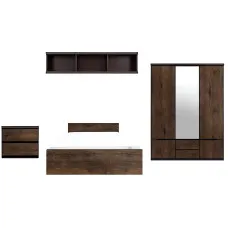 Набір меблів в спальню Джулі N77881 Венге магія/дуб конкордія ВМК (БРВ)