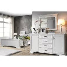 Набір меблів в спальню Кентукі N77802 Білий Альпійський ВМК (БРВ) Україна