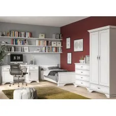 Набір меблів в дитячу спальню Кентуки N77806 Білий Альпійський ВМК (БРВ) Україна