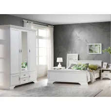 Набір меблів в спальню Кентуки Білий Альпійський ВМК (БРВ) Україна