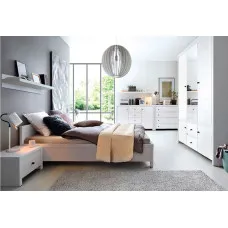 Набір меблів в спальню Крістіна N77830 Білий / білий глянець ВМК (БРВ) Україна