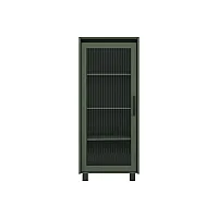 Витрина Лаундж REG1W Зеленый дымчатый/черный Гербор (Gerbor) Украина