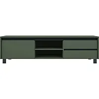 Тумба RTV Лаундж RTV1K2So Зелений димчастий/чорний Гербор (Gerbor) Україна