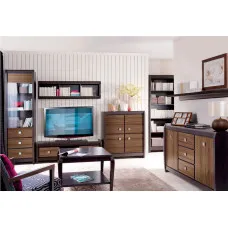Набор мебели в гостиную Лорен N77826 Венге магия / монтеверде ВМК (БРВ) Украина