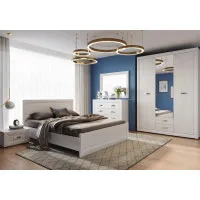 Набір меблів в спальню Маркус Джанні / дуб кам'яний ВМК (БРВ) Україна