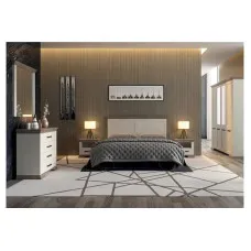 Набор мебели в спальню Марсель N100011 Ясен снежный / дуб сонома трюфель Гербор (Gerbor) Украина