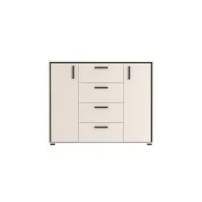 Комод Прайм KOM2D4S Кашемир / черный Гербор (Gerbor) Украина