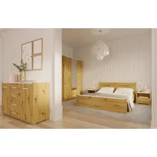 Набір меблів в спальню Рутенія N100028 Дуб артизан / німфеа альба Гербор (Gerbor) Україна