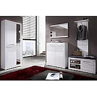 Набір меблів у передпокої Флеймс N77900 Білий/білий глянець ВМК (БРВ) Україна