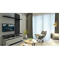 Вітальня Елліс Бетон стайл/бетон темний Гербор (Gerbor) Україна