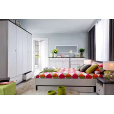 Набор мебели в спальню Порто Джанни / сосна ларико ВМК (БРВ) Украина