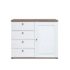 Комод Тина KOM4S1D Сосна канон/дуб сонома трюфель Гербор (Gerbor) Украина