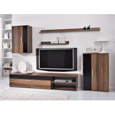 Гостиная Барато орех калифорнийский / черный глянец Гербор (Gerbor) Украина