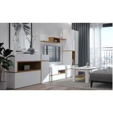 Набор мебели в гостиную Лайн  Нимфеа альба / орех верона Гербор (Gerbor) Украина