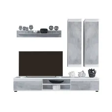 Стенка в гостиную Люсия 175 Нимфеа альба/бетон Гербор (Gerbor) Украина