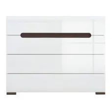Комод Ацтека KOM4S/8/11 N Белый/белый глянец ВМК (БРВ) Украина