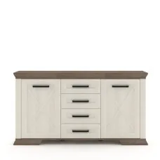 Комод Марсель KOM2D4S Ясень снежный/дуб сонома трюфель Гербор (Gerbor) Украина