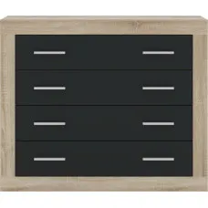 Комод Сара KOM4S Дуб сонома / антрацит Гербор (Gerbor) Украина
