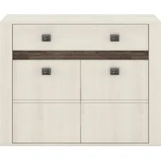 Комод Селена KOM2D1S Ясень снежный/дуб ансберг Гербор (Gerbor) Украина