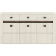 Комод Селена KOM3D3S Ясень снежный/дуб ансберг Гербор (Gerbor) Украина