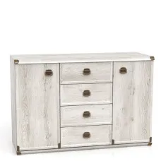 Комод Индиана JKOM2D4S/130 Сосна аризонская ВМК (БРВ)