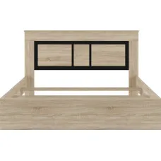 Ліжко каркас Сара LOZ160 Дуб сонома / антрацит Гербор (Gerbor) Україна