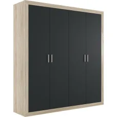 Шафа Сара SZF4D Дуб сонома / антрацит Гербор (Gerbor) Украина