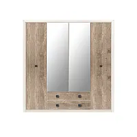 Шафа платяна Коен 2 SZF4D2S Сосна аризонська / дуб корабельний ВМК (БРВ) Україна