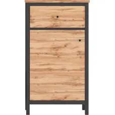 Тумба Чос KOM1D1S Дуб Тахо / чорний Гербор (Gerbor) Україна