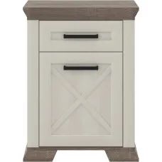 Тумба Марсель KOM1D1S Ясень снежный / дуб сонома трюфель Гербор (Gerbor) Украина