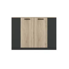 Тумба Офис Нью KOM4D Антрацит / дуб сонома Гербор (Gerbor) Украина