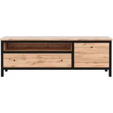 Тумба RTV Чос RTV1S1D N Дуб Тахо / чорний Гербор (Gerbor) Україна