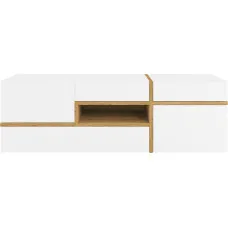 Тумба RTV Лайн RTV2D3S Німфеа альба/горіх верона Гербор (Gerbor) Україна