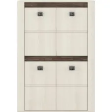 Тумба Селена REG4D Ясень снежный/дуб ансберг Гербор (Gerbor) Украина