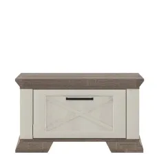 Тумба для взуття Марсель 1D Ясен сніговий / дуб сонома трюфель Гербор (Gerbor) Україна