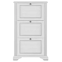 Тумба для обуви Вайт 3D Ясень снежный / сосна серебряная Гербор (Gerbor) Украина